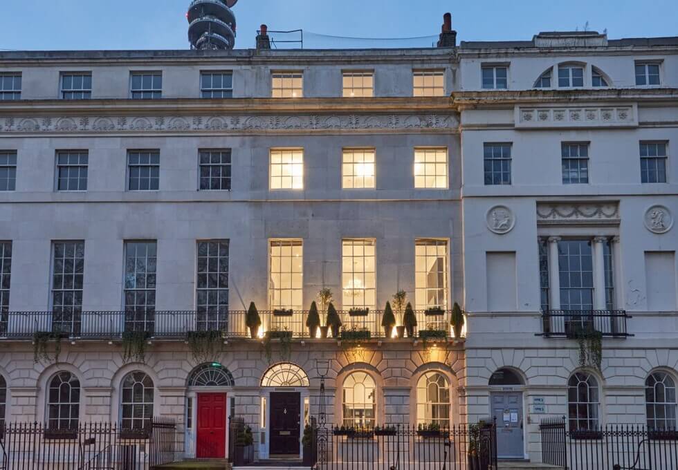 Building external - Fitzroy Square, Workpad Group Ltd, Fitzrovia