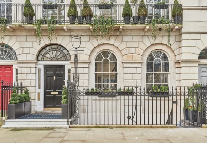 Building external for Fitzroy Square, Fitzrovia, Workpad Group Ltd