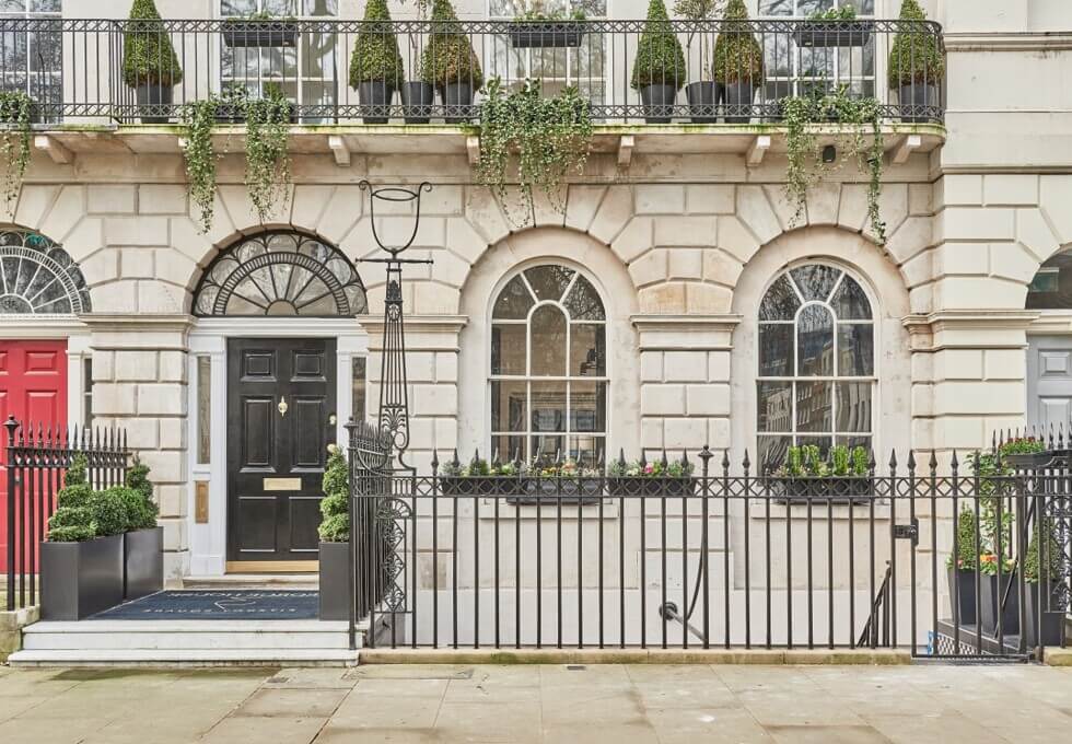 Building external for Fitzroy Square, Fitzrovia, Workpad Group Ltd