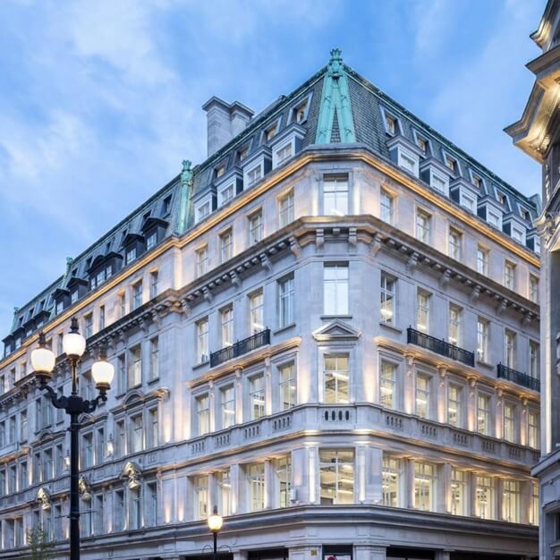 Building external for Little Portland Street, RX, Fitzrovia