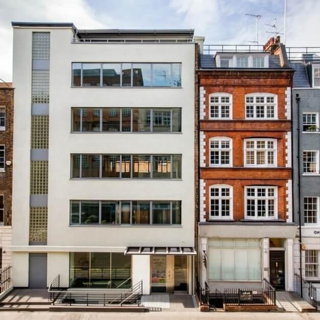 Building external for Newman Street, Landmark Space, Fitzrovia