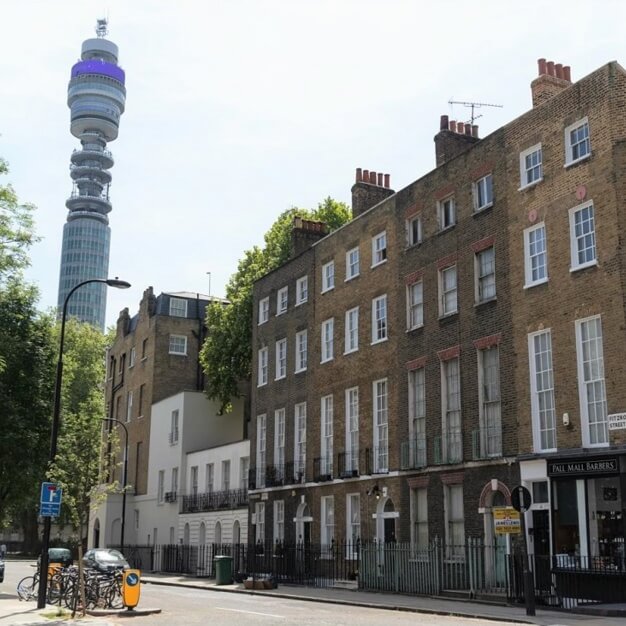 Building outside at Fitzroy Street, Kindplace Ltd, Fitzrovia