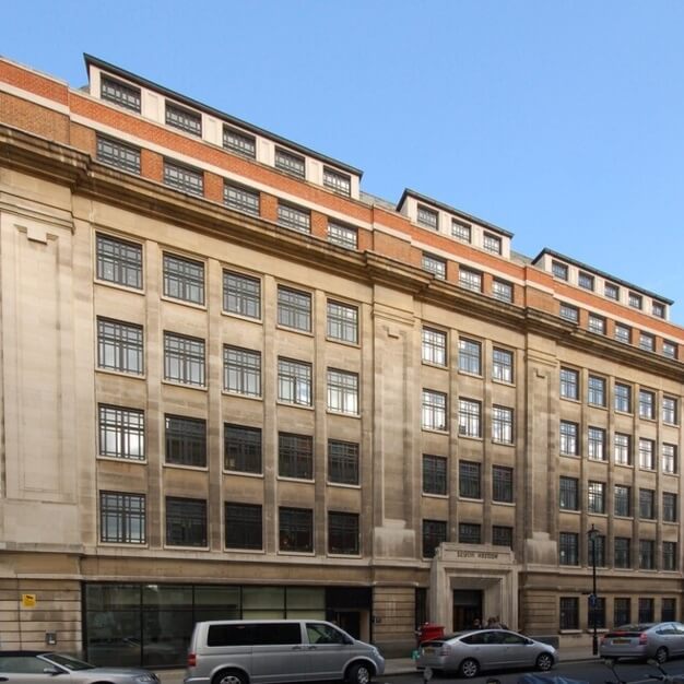 Building outside at Great Portland Street, Landmark Space, Fitzrovia