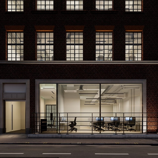 Building outside at Newman Street, Newman Offices Ltd, Fitzrovia