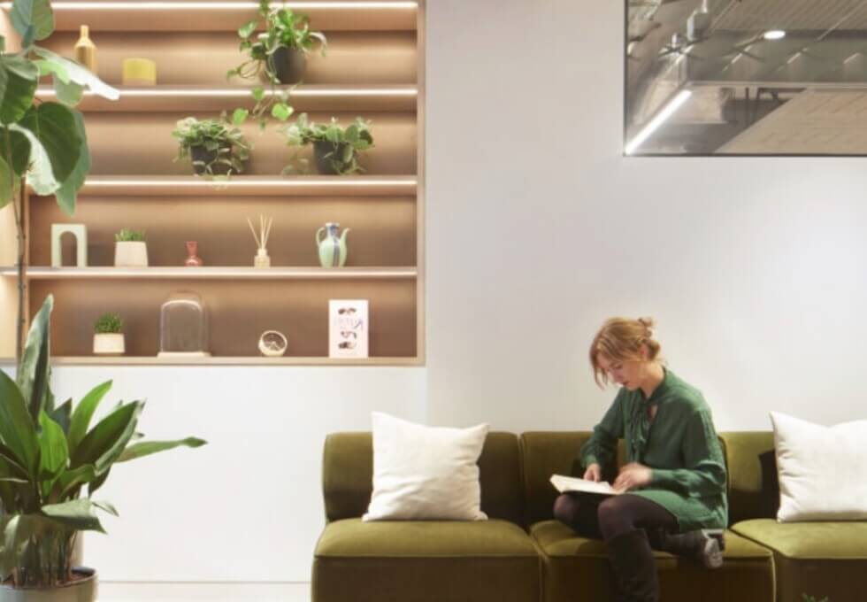 Client Breakout space - Berners Street, FORA in Fitzrovia