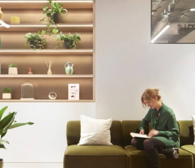 Client Breakout space - Berners Street, FORA in Fitzrovia