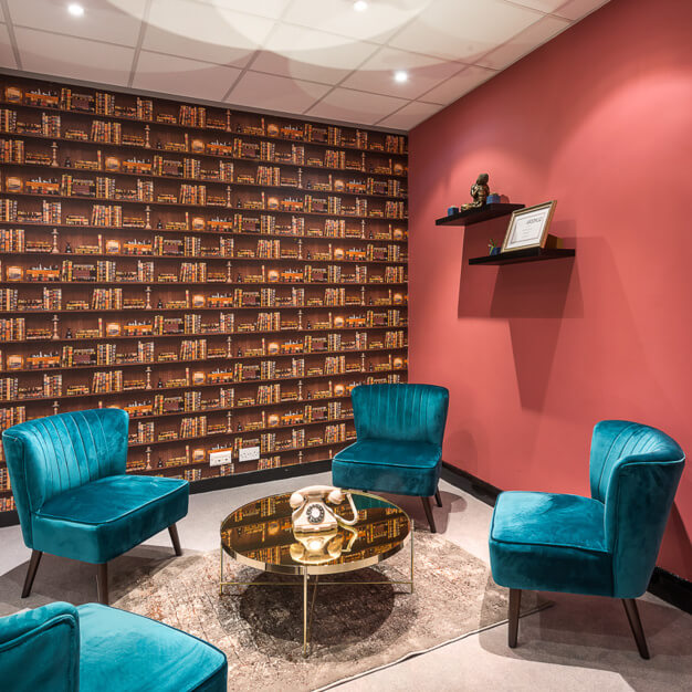 Client Breakout space - Mortimer Street, Langham Estate - Gilmoora House in Fitzrovia