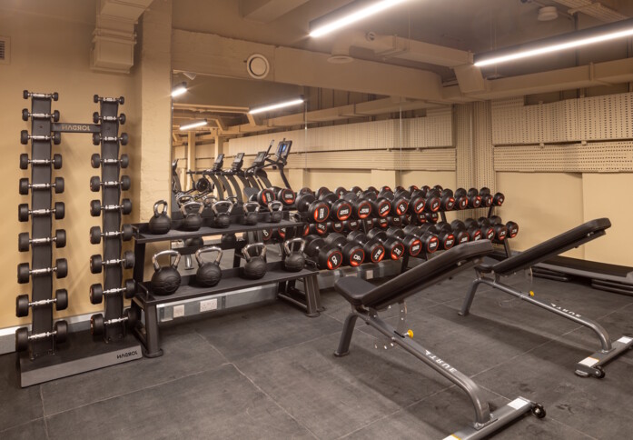 Gym at Great Portland Street, Landmark Space in Fitzrovia
