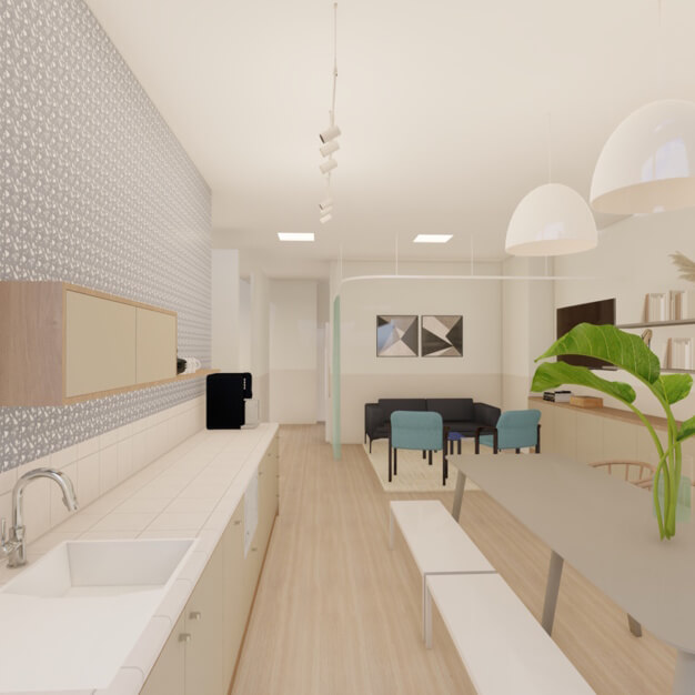 Kitchen area - Great Portland Street, Hermit Offices Limited (Frameworks) (Fitzrovia)