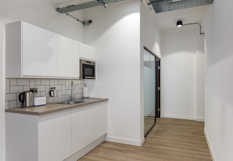 Kitchen at Newman Street, Newman Offices Ltd in Fitzrovia