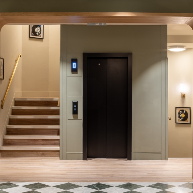 Lift at Great Portland Street, Landmark Space in Fitzrovia