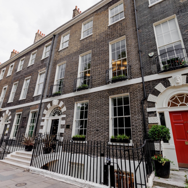 The building at Bedford Square, Grafter Offices in Fitzrovia