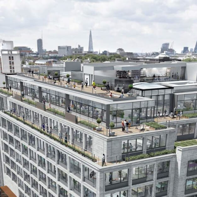 The building at Charlotte Street, Kontor, Fitzrovia