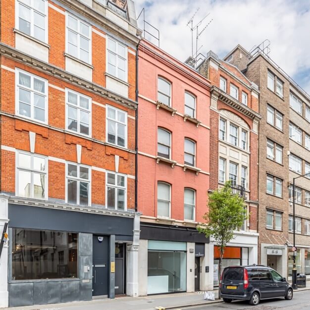 The building at Eastcastle Street, Workpad Group Ltd in Fitzrovia