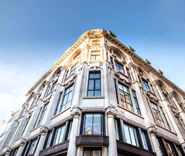 The building at Winsley Street, Regus in Fitzrovia