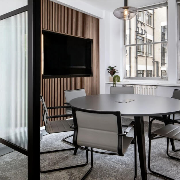 The dedicated meeting room at Market Place, Metspace London Limited in Fitzrovia
