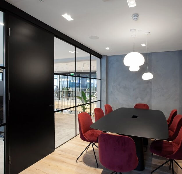 The meeting room at Berners Street, Kitt Technology Limited in Fitzrovia