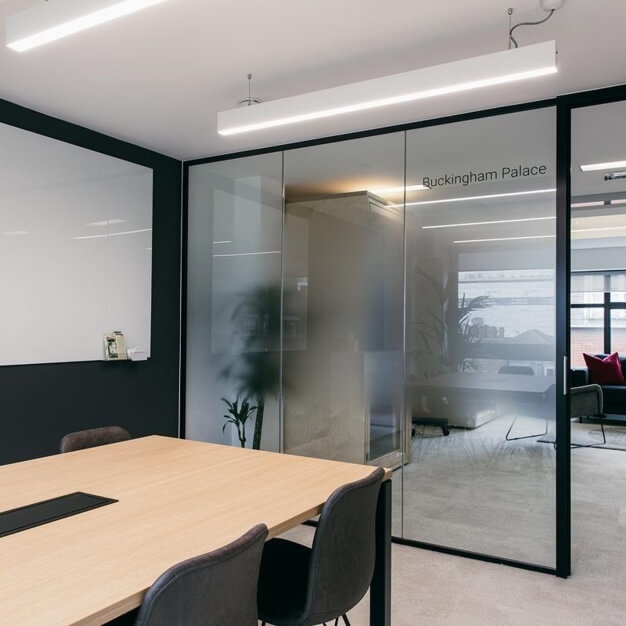 The meeting room at Charlotte Street, Knotel in Fitzrovia