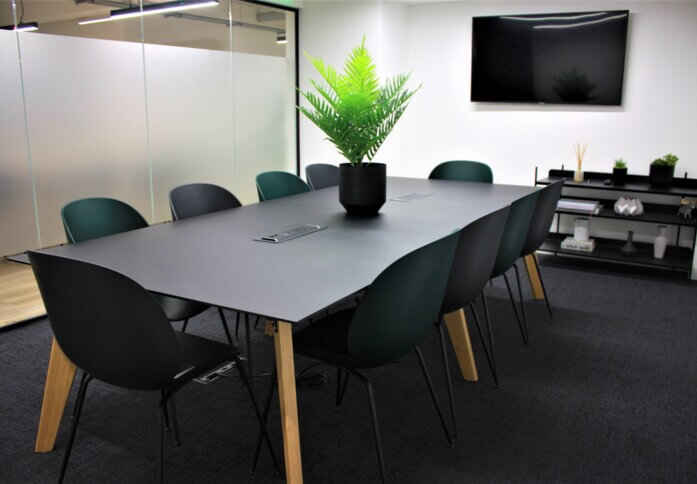 The meeting room at Newman Street, Newman Offices Ltd in Fitzrovia
