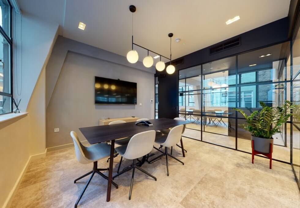 The meeting room - Berners Street, Kitt Technology Limited in Fitzrovia