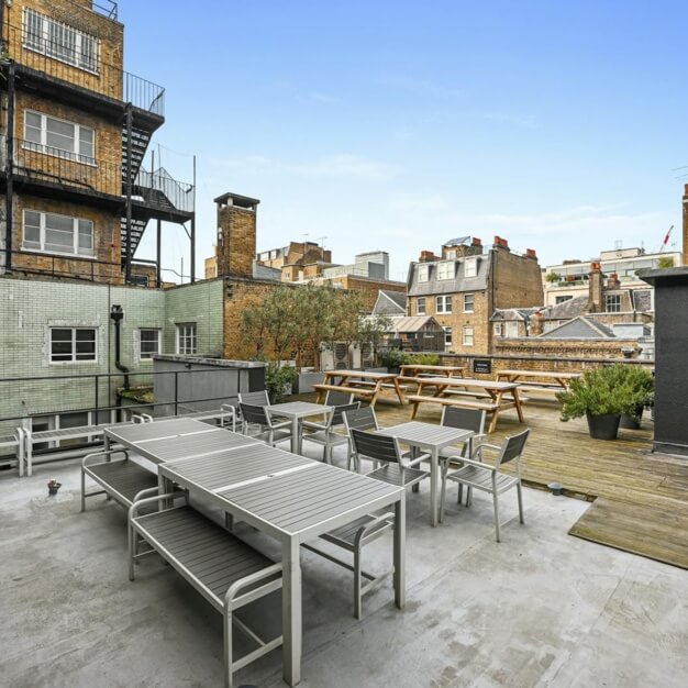 Use the roof terrace at Berners Street, Kontor (Fitzrovia)