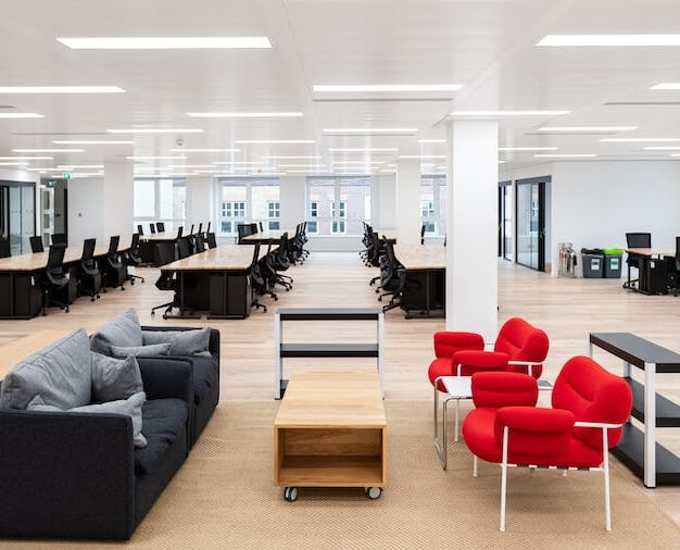 Breakout area at Fleet Street, WeWork in Fleet Street