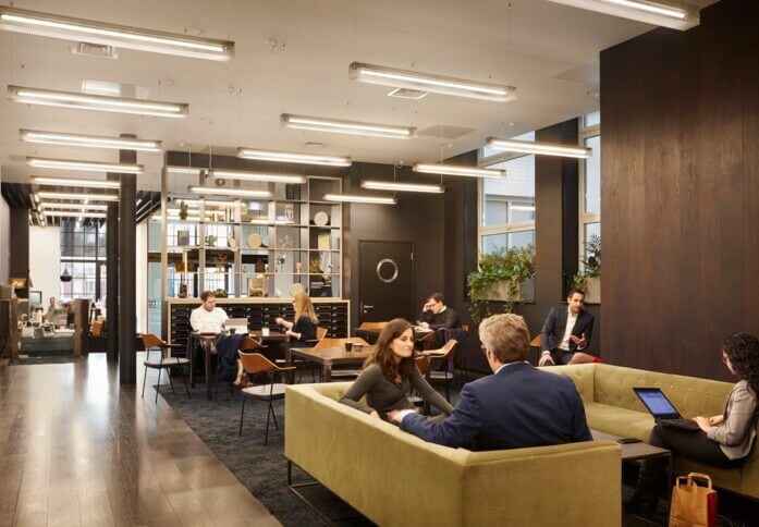 Breakout area at Fleet Street, Workspace Group Plc in Fleet Street