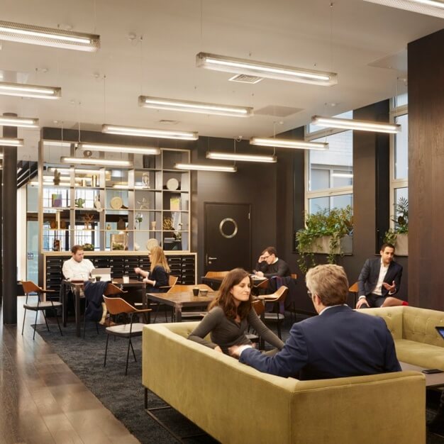 Breakout area at Fleet Street, Workspace Group Plc in Fleet Street
