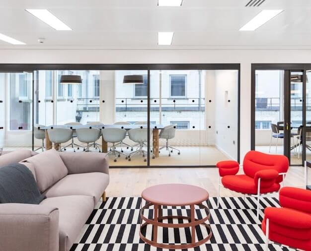 Breakout space for clients - Fleet Street, WeWork in Fleet Street