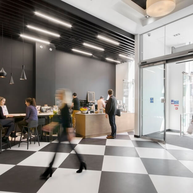 Foyer area at Fleet Street, Workspace Group Plc in Fleet Street