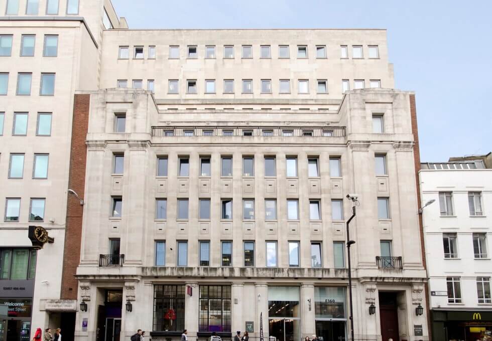 The building at Fleet Street, Workspace Group Plc, Fleet Street