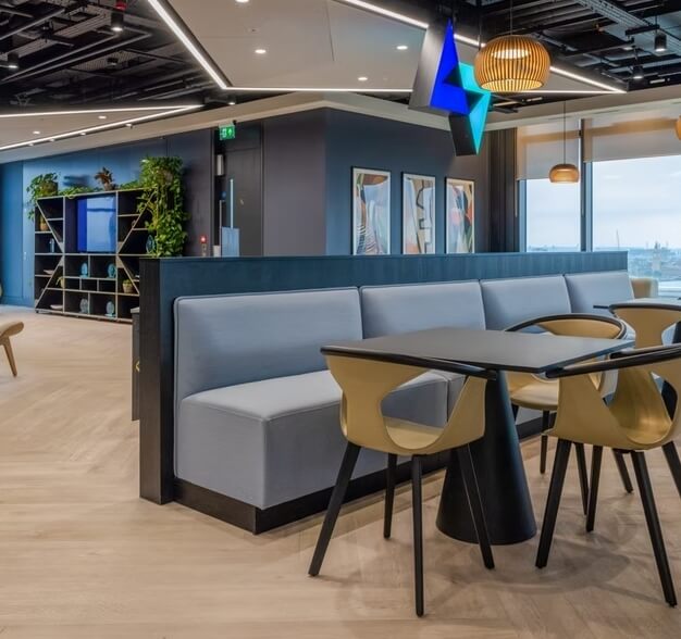 The dedicated breakout area, in New Street Square, Made (Fleet Street)