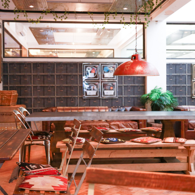A breakout area in Peterborough Road, Matrix Studios, Fulham