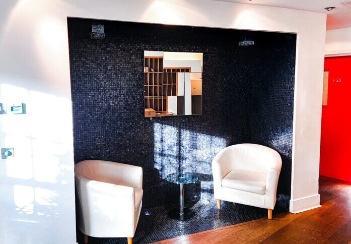 Breakout area at New King’s Road, Etonia Ltd in Fulham