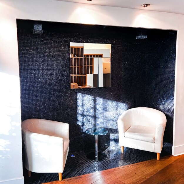 Breakout area at New King’s Road, Etonia Ltd in Fulham