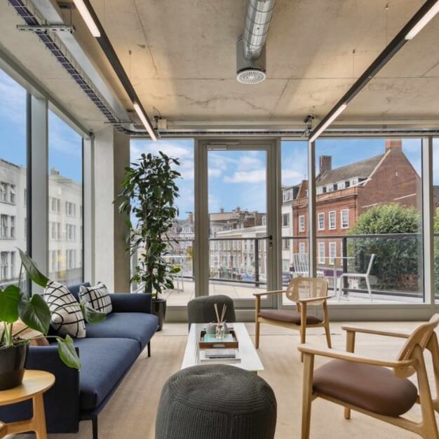 Breakout space for clients - Fulham Broadway, Romulus Shortlands Limited in Fulham