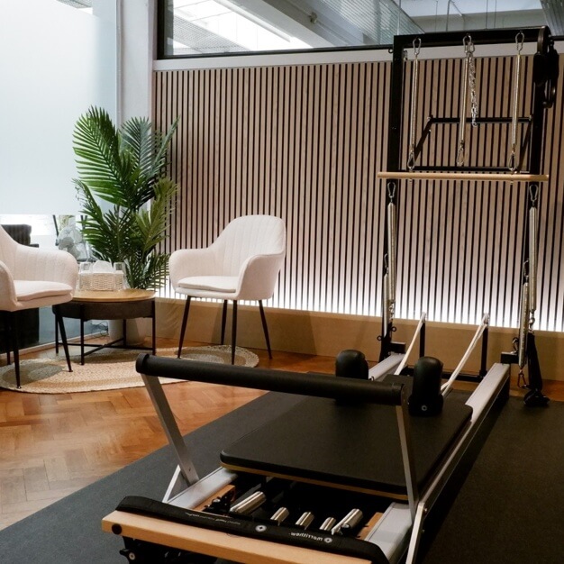 The gym at Peterborough Road, Matrix Studios in Fulham