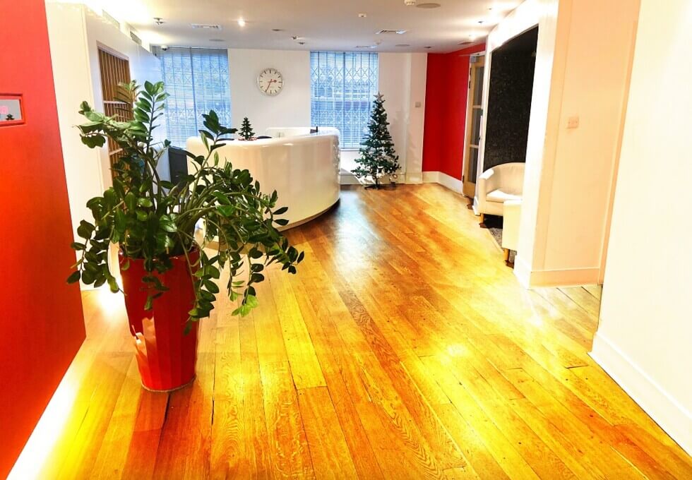 The reception at New King’s Road, Etonia Ltd in Fulham