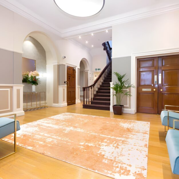 Foyer area in Devonshire Street, Landmark Space, Great Portland St