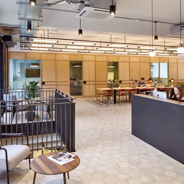 Reception at Great Portland Street, FORA in Great Portland St