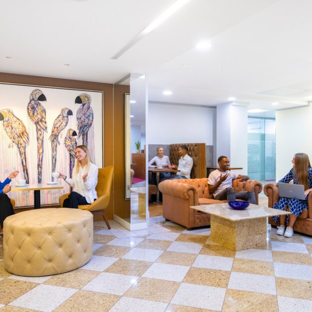 The breakout area in Mayfair Place (Green Park), Serv Corp