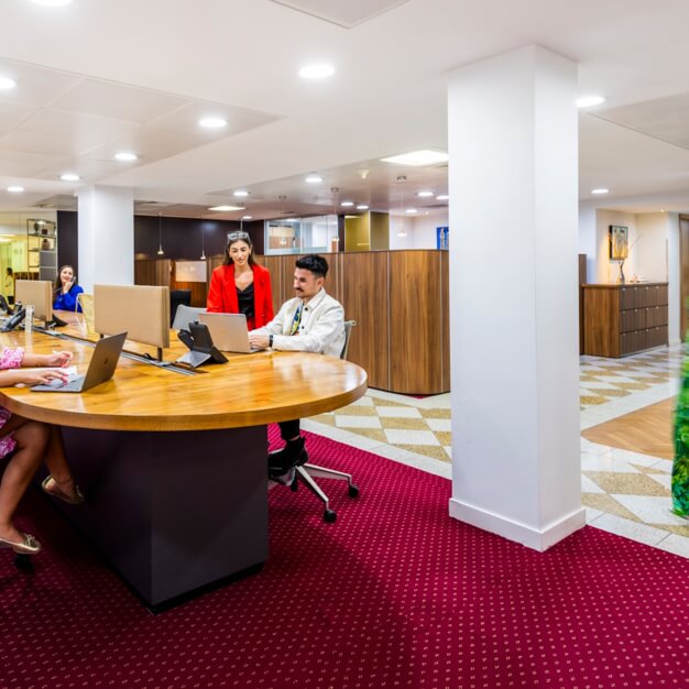 The communal space at Mayfair Place, Serv Corp in Green Park