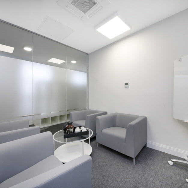 Breakout area at Creek Road, Curve Serviced Offices in Greenwich