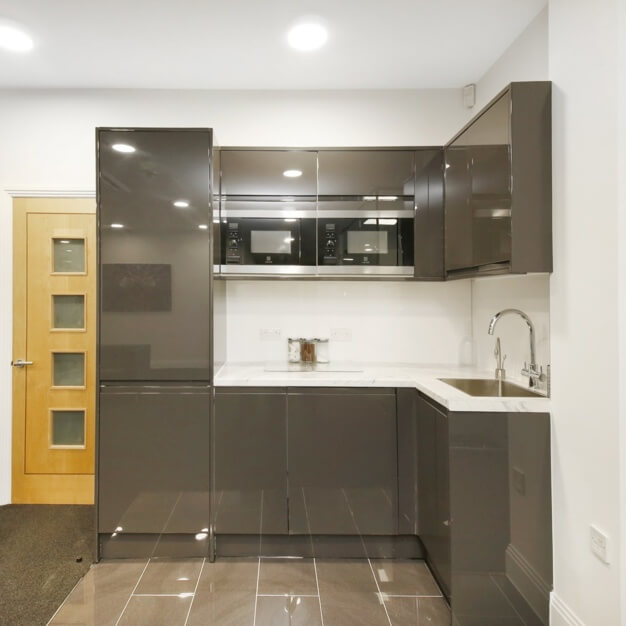 Kitchen area - Creek Road, Curve Serviced Offices (Greenwich)