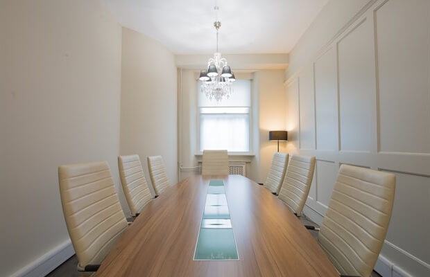 The meeting room at Grosvenor Gardens, The Boutique Workplace Company in Grosvenor Gardens