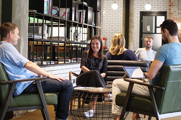Breakout space in Mare Street, Workspace Group Plc (Hackney)