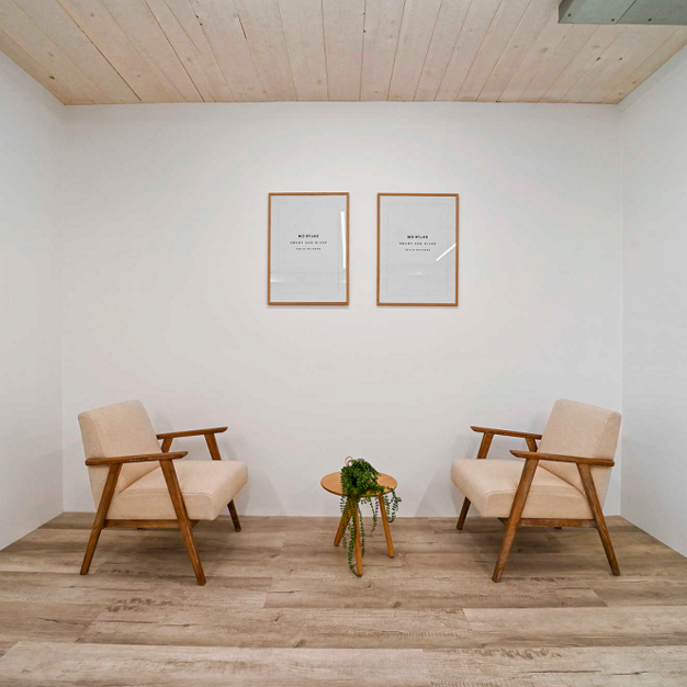 Dedicated breakout area at Martel Place, Base Offices in Hackney