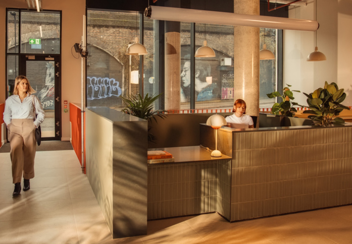 Reception area at Mentmore Terrace, Shoreditch One Ltd (Oneder) in Hackney