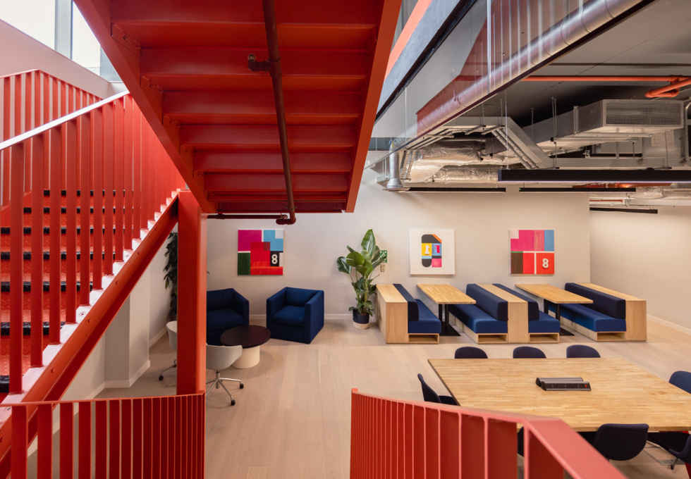 The communal space at Mentmore Terrace in Hackney - Oneder