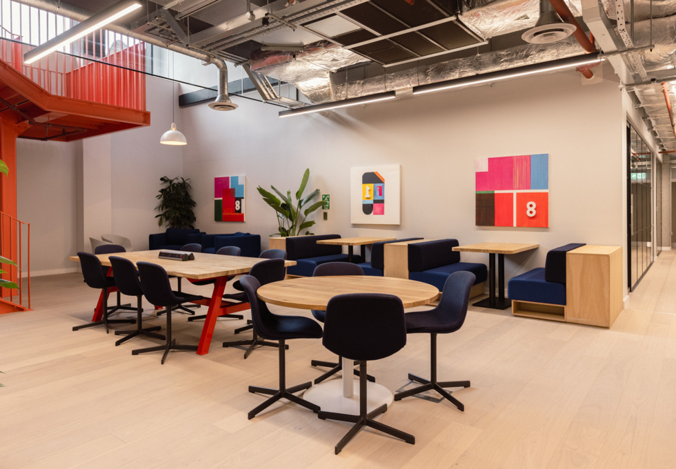 The communal space at Mentmore Terrace in Hackney (Oneder)